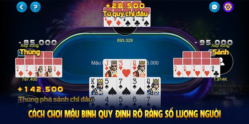 Cách chơi mậu binh đòi hỏi kiến thức về các thuật ngữ bài